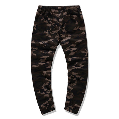 Men's cargo pants with modern camouflage design and elastic waistband Chic and Style
