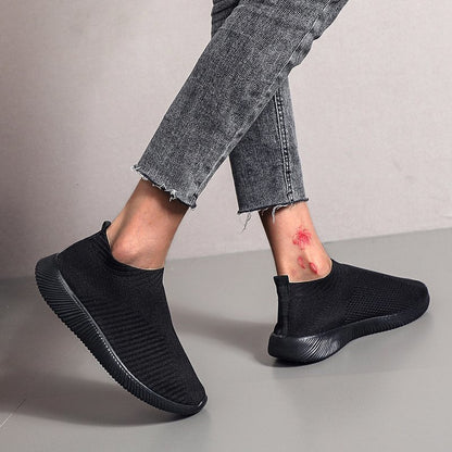 Baskets dames à enfiler respirantes avec dessus élastique et semelle amortissante Chic und Stil