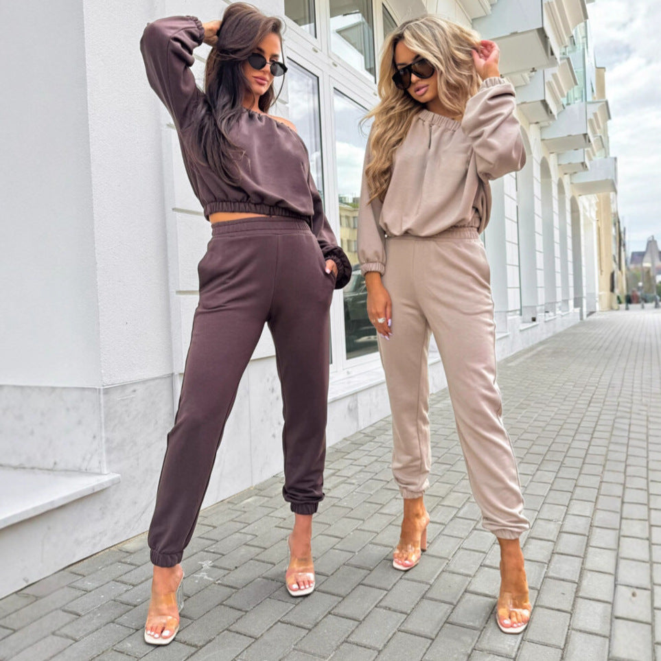 Dames combinaison de loisirs off-shoulder Chic und Stil