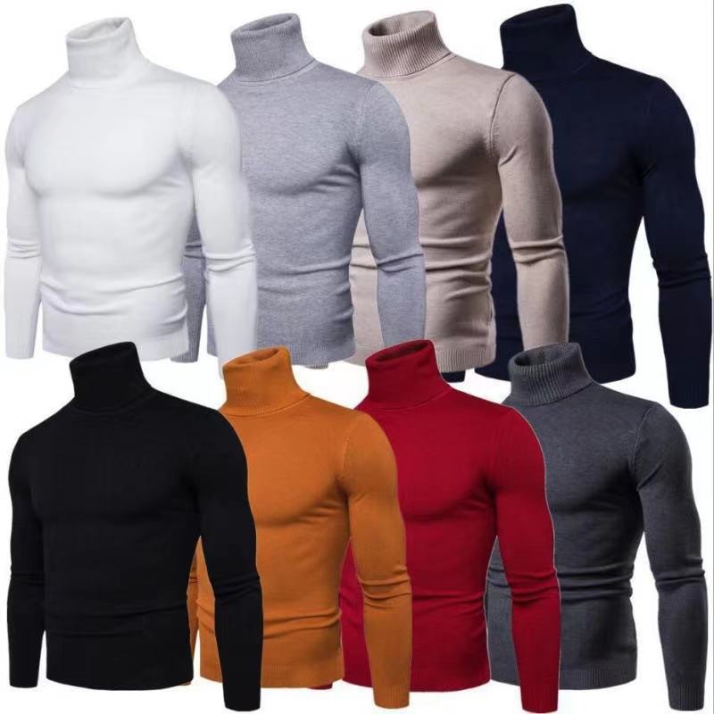 Elegant turtleneck pullover for men in fine merino wool Chic and Style