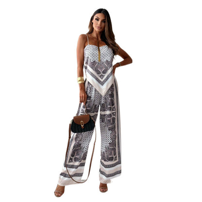 Dames élégant combinaison ample Chic und Stil