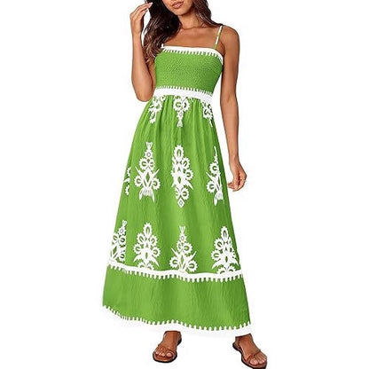 Robe maxi pour dames avec broderie artisanale élaborée Chic und Stil