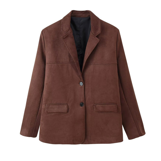 Dames Blazer en Suède Chic und Stil