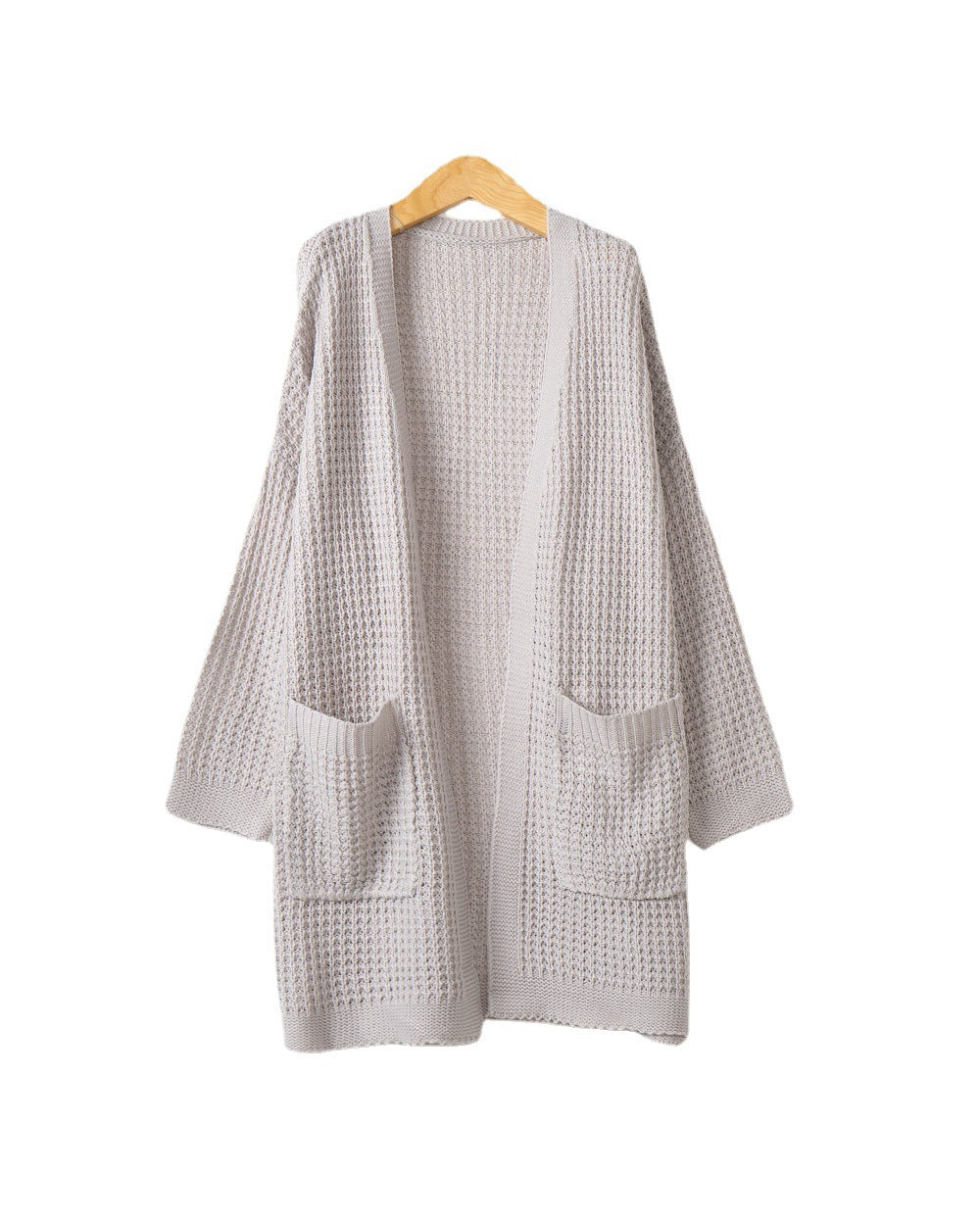 Cardigan en tricot décontracté pour femmes avec poches et coupe ouverte Chic und Stil