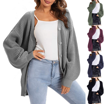 Dames cardigan en tricot décontracté Chic und Stil