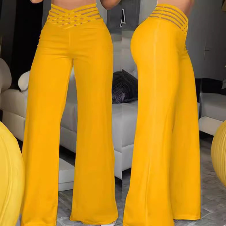 High-waisted palazzo pants for women Chic und Stil