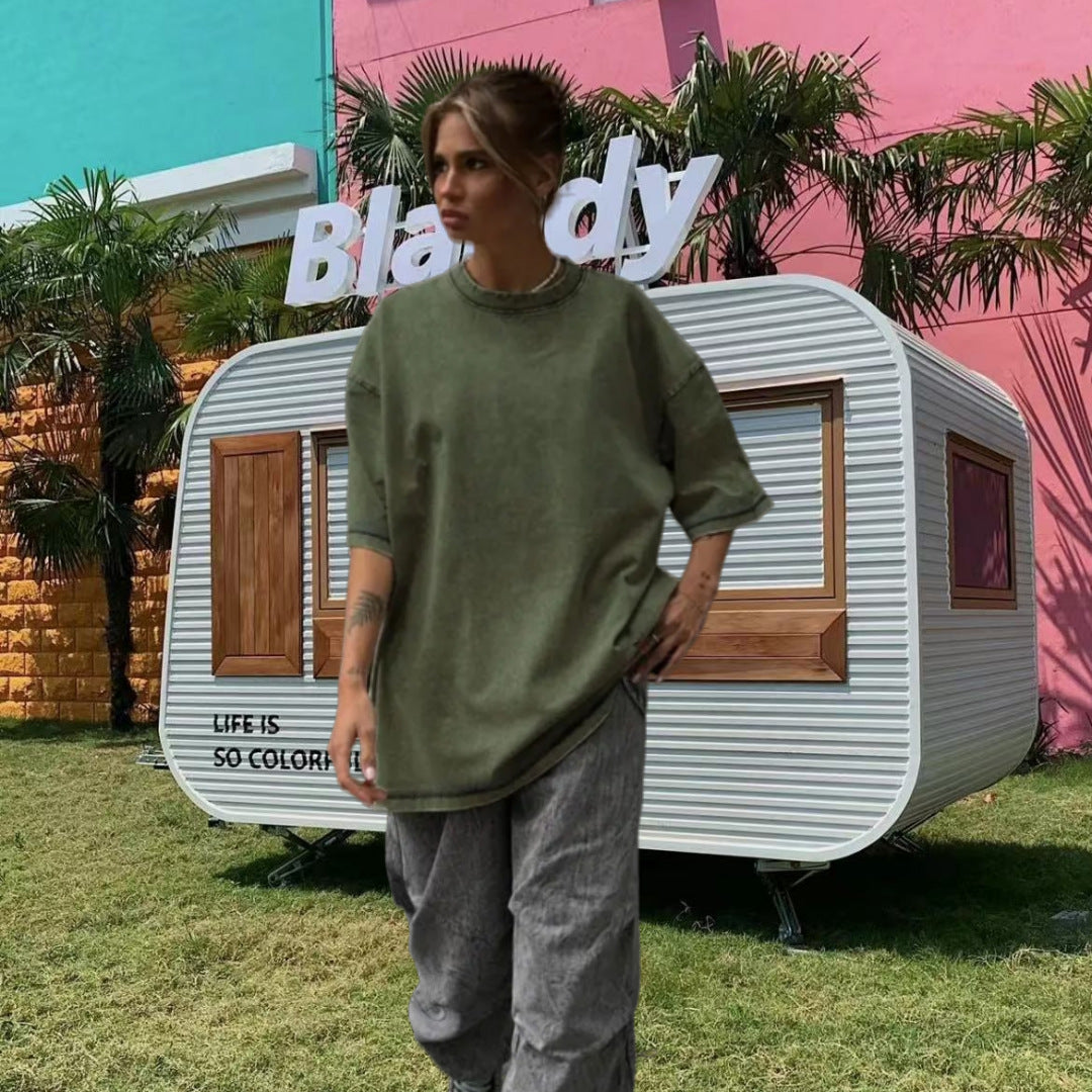 Chemise oversize en peluche pour femmes Chic und Stil