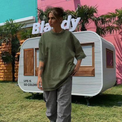 Chemise oversize en peluche pour femmes Chic und Stil