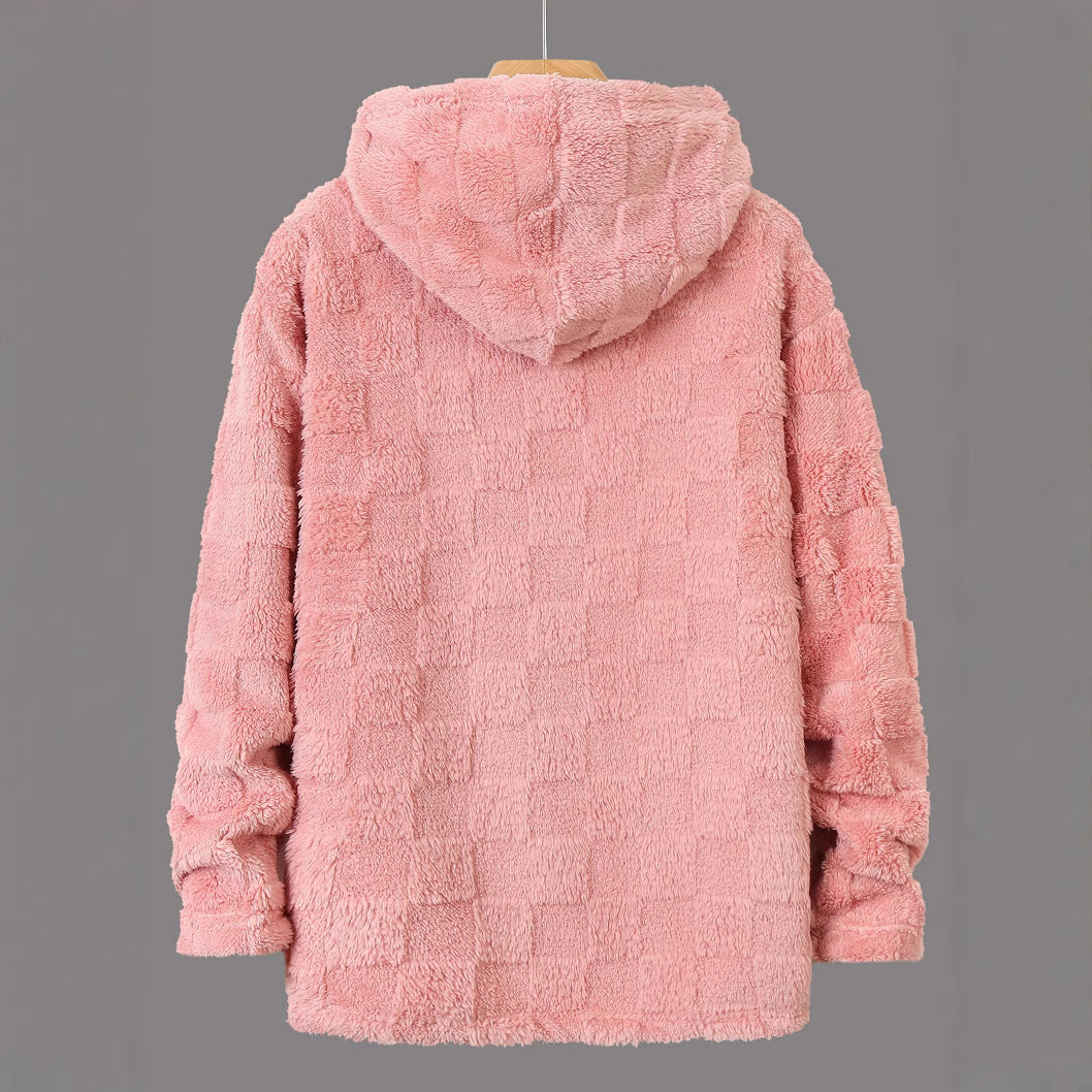 Men's fleece jacket with a structured design and a practical zipper Chic and Style