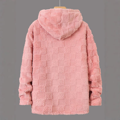 Men's fleece jacket with a structured design and a practical zipper Chic and Style