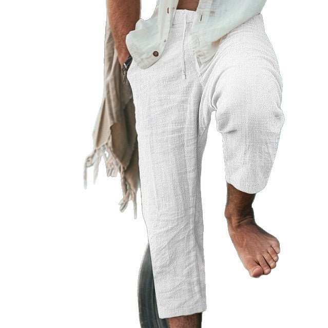 Chino pants for men with a relaxed fit and elastic waistband Chic und Stil