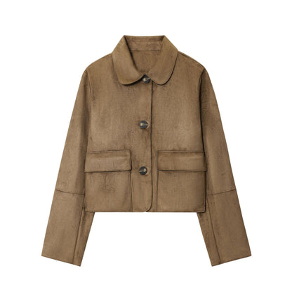 Short jacket for women with practical pockets Chic and Style