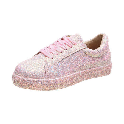 Dames Baskets scintillantes décontractées avec semelle respirante et design antidérapant Chic und Stil
