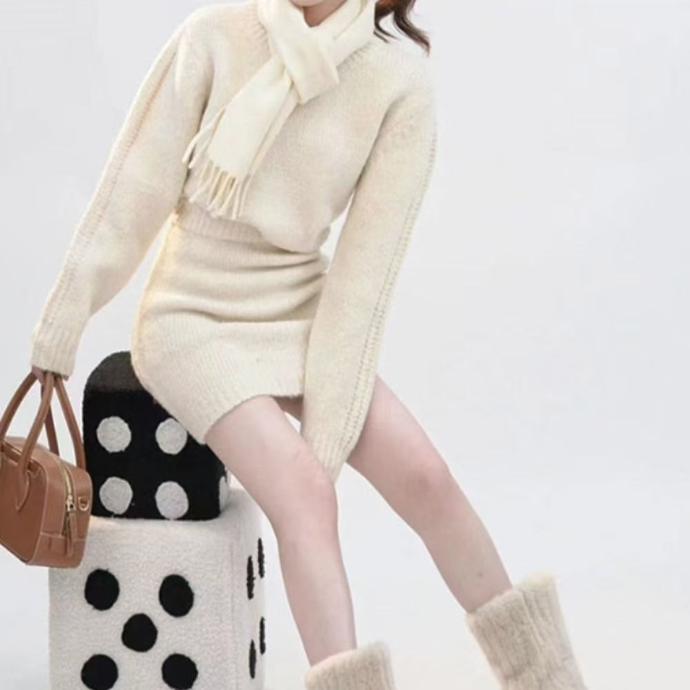 Robe en maille pour femmes avec une coupe décontractée et une texture fine Chic und Stil