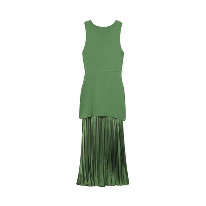 Robe maxi femme avec jupe plissée et haut près du corps Chic und Stil