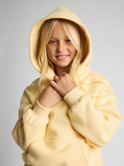 Pull à capuche confortable pour femmes avec poche kangourou et manches larges Chic und Stil