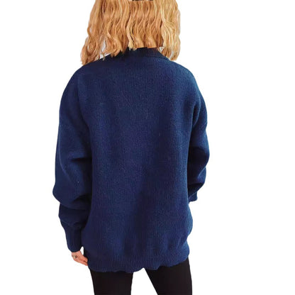 Pull de Noël pour femmes avec motif festif et coupe oversized Chic und Stil