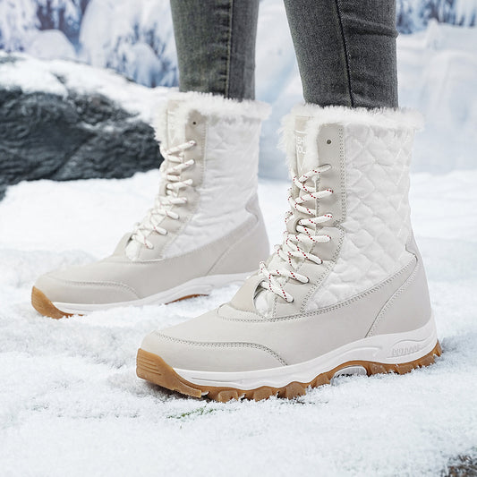 Bottes d'hiver pour femmes avec doublure isolée et semelle antidérapante Chic und Stil