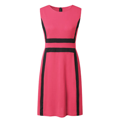 Robe de loisirs pour dames avec design tendance à rayures bloc Chic und Stil