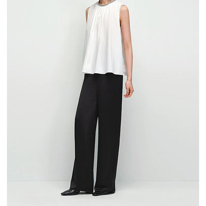 Blouse sans manches plissée pour femmes Chic und Stil