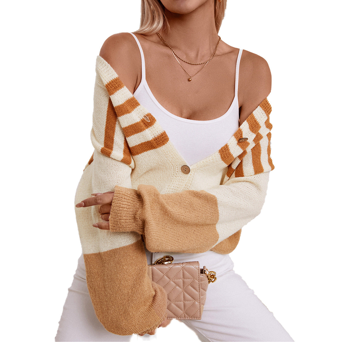 Dames Gilet en Tricot Chic und Stil