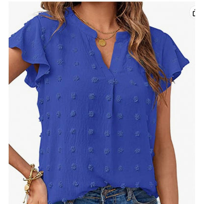 Chemisier femme avec manches volantes Chic und Stil