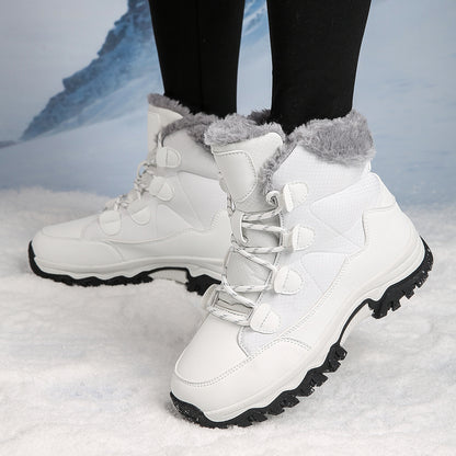 Bottes d'hiver thermo pour femmes avec doublure isolante et semelle antidérapante Chic und Stil
