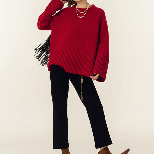 Pull en tricot surdimensionné pour femmes Chic und Stil
