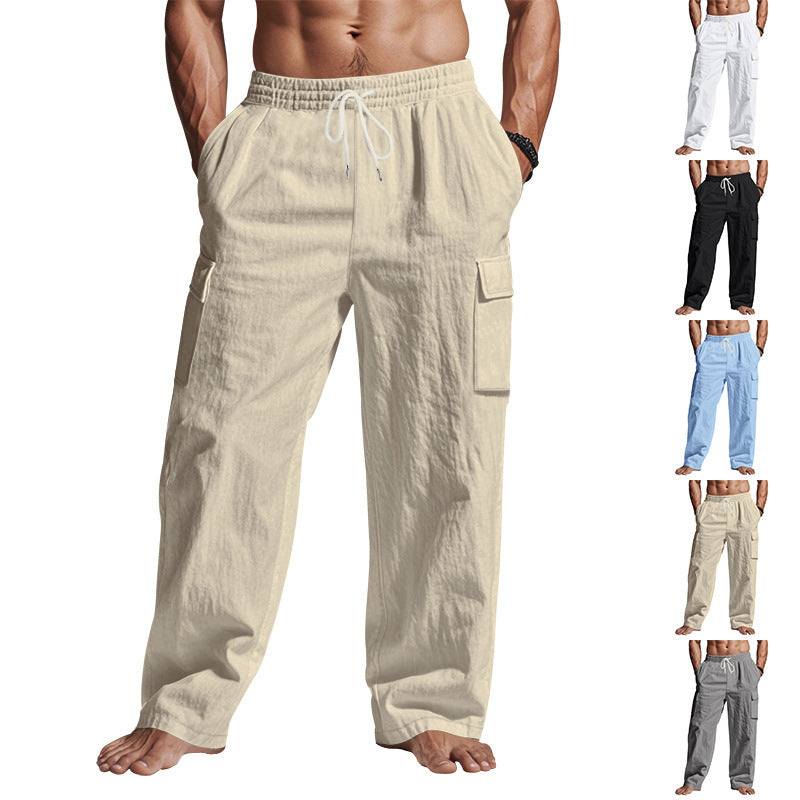 Comfortable cargo pants for men with practical side pockets Chic and Style