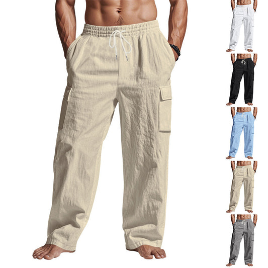 Comfortable cargo pants for men with practical side pockets Chic and Style