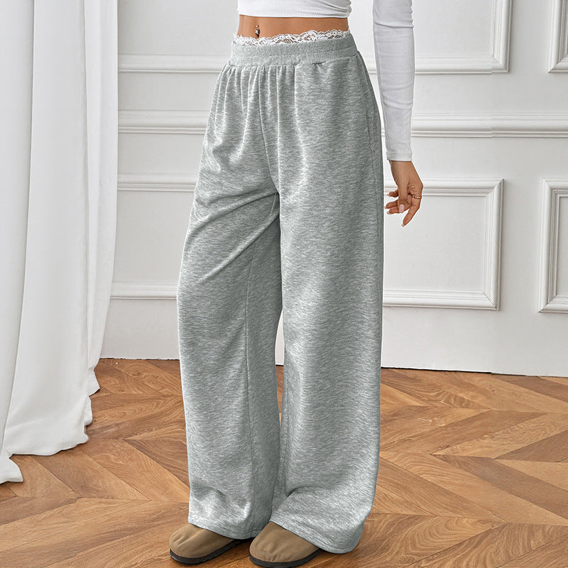 Women Comfortable and Casual Long Pants with Elastic Waist Chic and Style