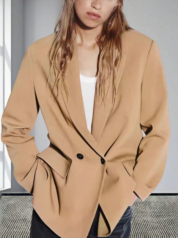 Dames Blazer oversize à la mode et élégant Chic und Stil