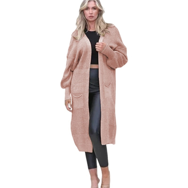 Cardigan en maille épaisse pour femmes avec poches profondes et coupe décontractée Chic und Stil