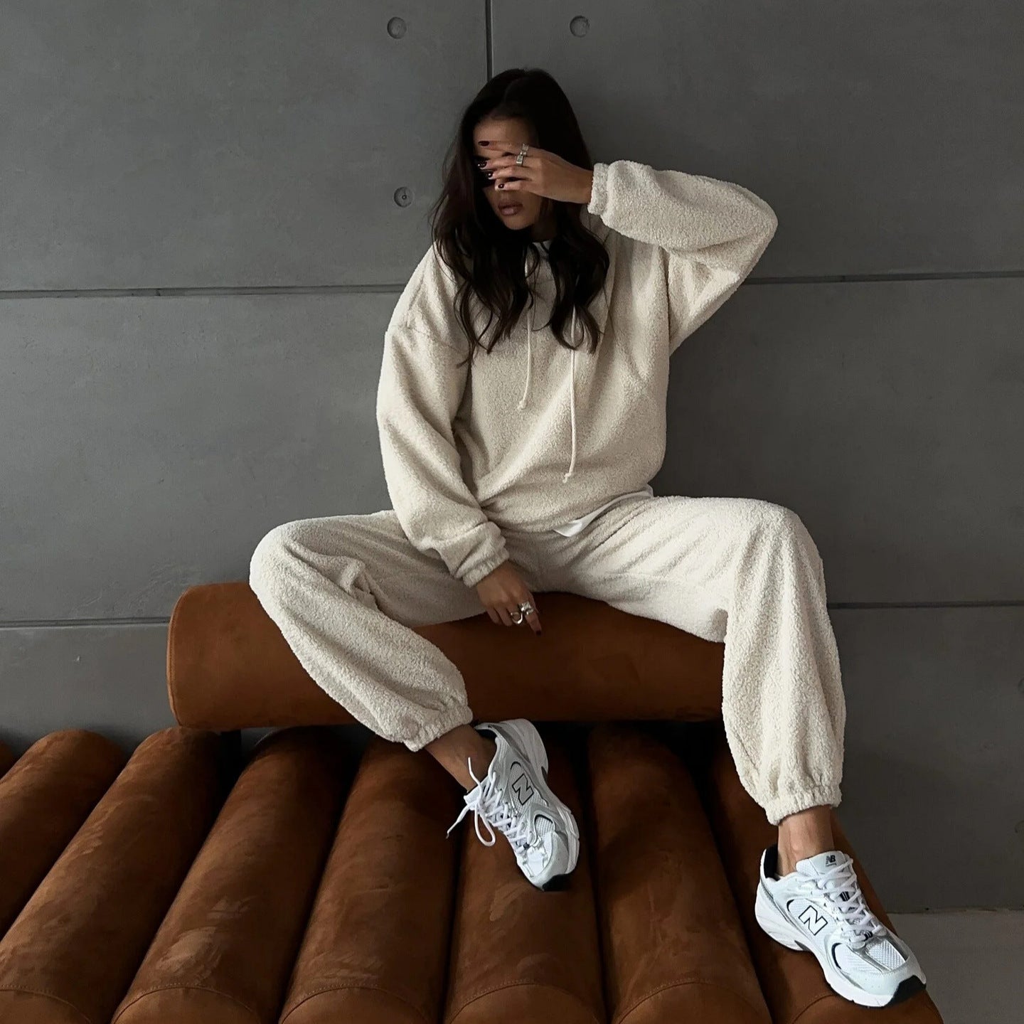 Dames ensemble lounge en polaire doux Chic und Stil