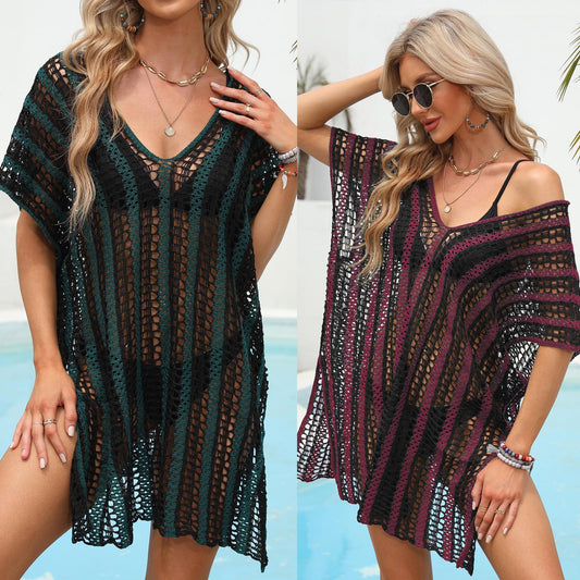 Tunique de plage au crochet pour femmes Chic und Stil