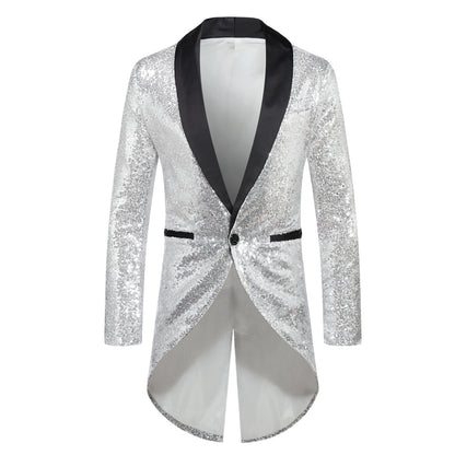 Blazer en sequins élégant pour hommes avec détails luxueux Chic und Stil