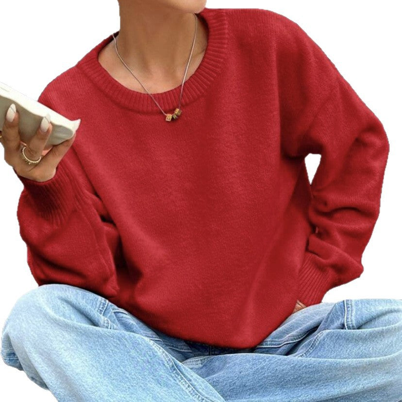 Pull femme avec une coupe décontractée et des manches volumineuses Chic und Stil