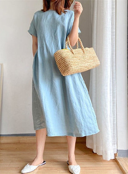 Robe d'été légère et polyvalente pour femmes avec poches Chic und Stil