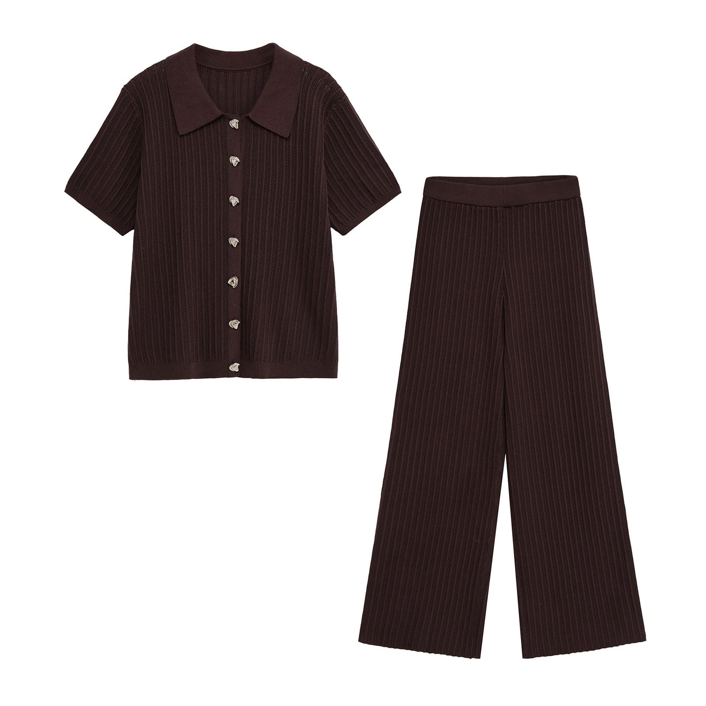 Pants for women with wide elastic waist and stylish stripes Chic und Stil