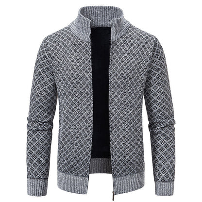 Blazer en tricot élégant pour hommes avec motif texturé Chic und Stil