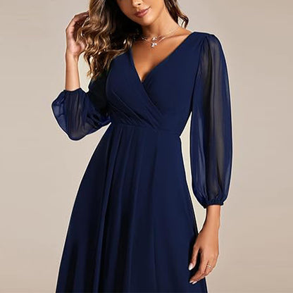 Robe chiffon femme Haute-Basse Chic und Stil