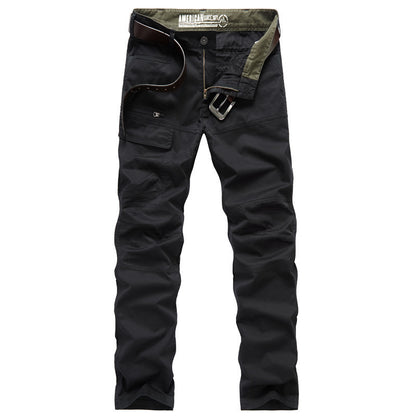 Multifunctional cargo pants for men with sturdy fabric and multiple zipped pockets Chic and Style