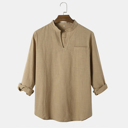 Blouse en lin décontractée pour femmes Chic und Stil