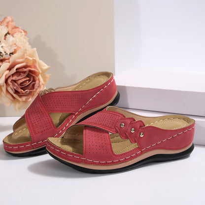 Sandales slides confort pour dames Chic und Stil