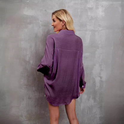 Blouse femme aérienne et chic avec poches poitrine Chic und Stil