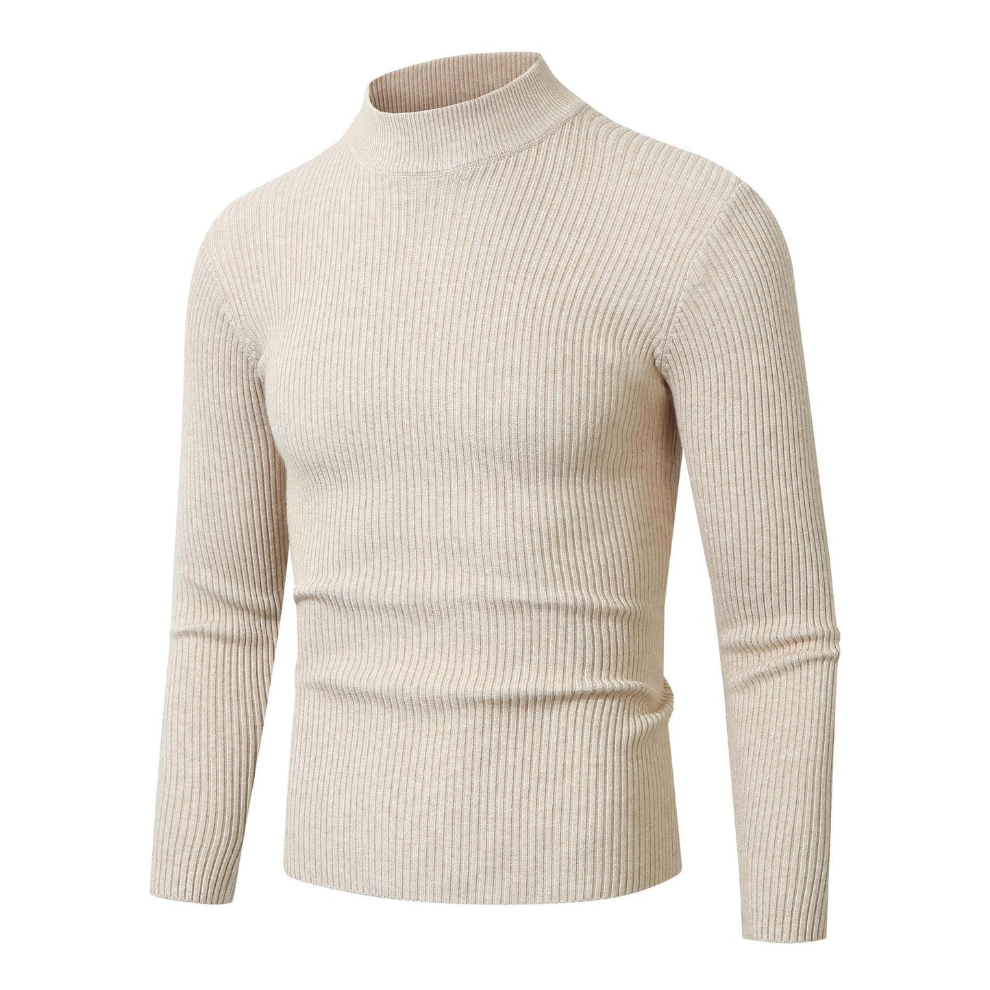 Pullover à col roulé tendance pour hommes en laine fine Chic und Stil