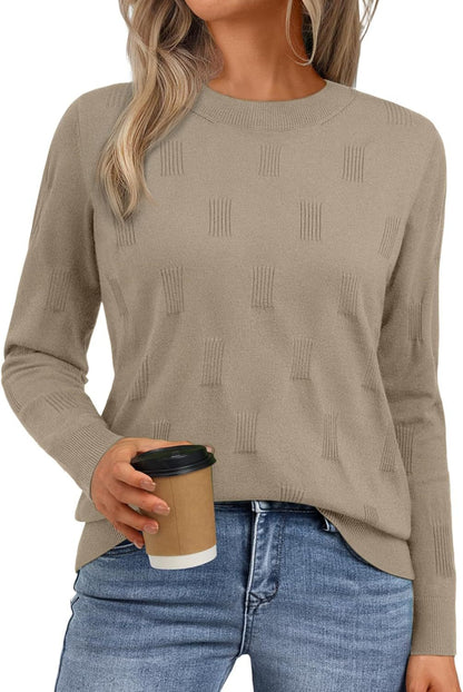 Pull en tricot pour femmes avec motif texturé et coupe décontractée Chic und Stil