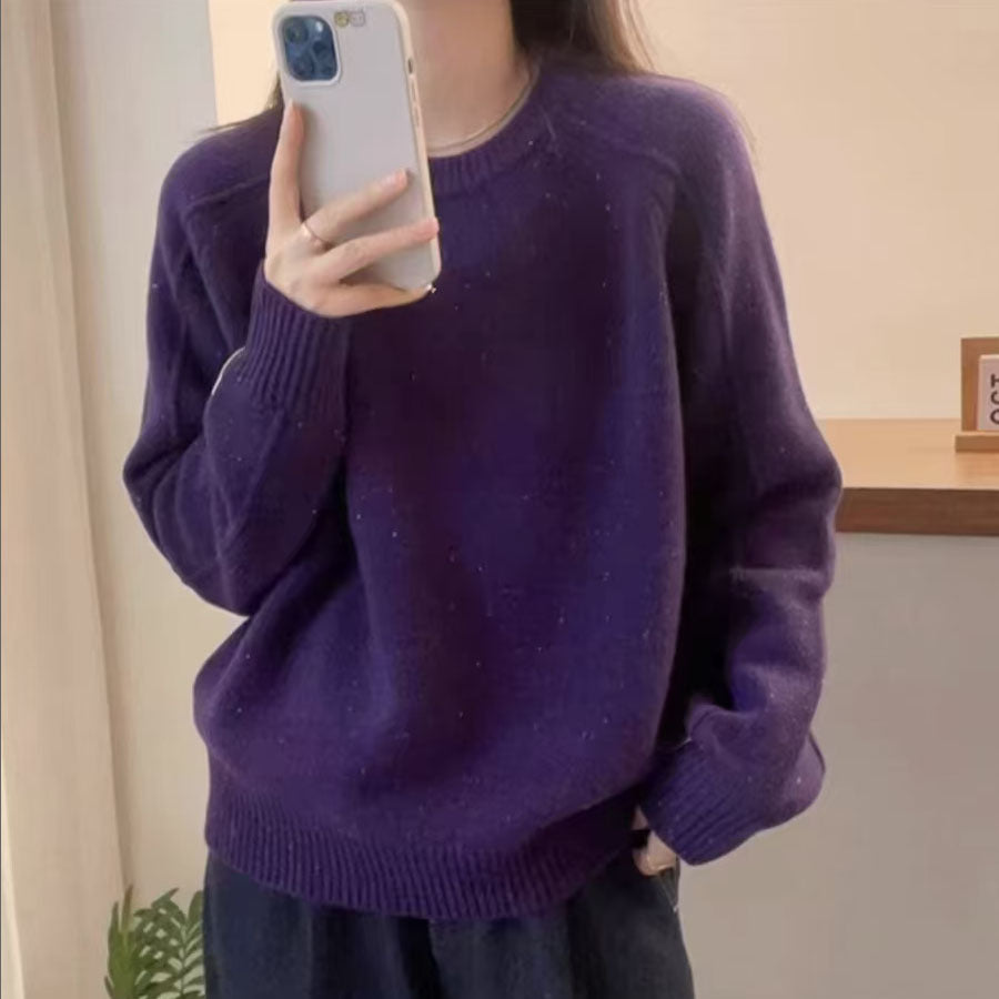 Femmes Pull de haute qualité avec design structuré et coupe ample Chic und Stil