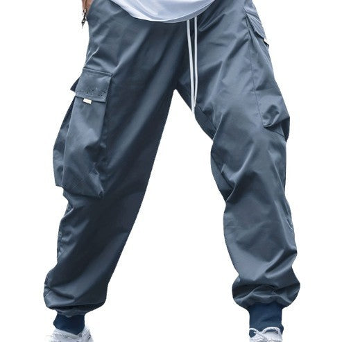 Casual utility pants for men with practical pockets and elastic waist Chic and Style