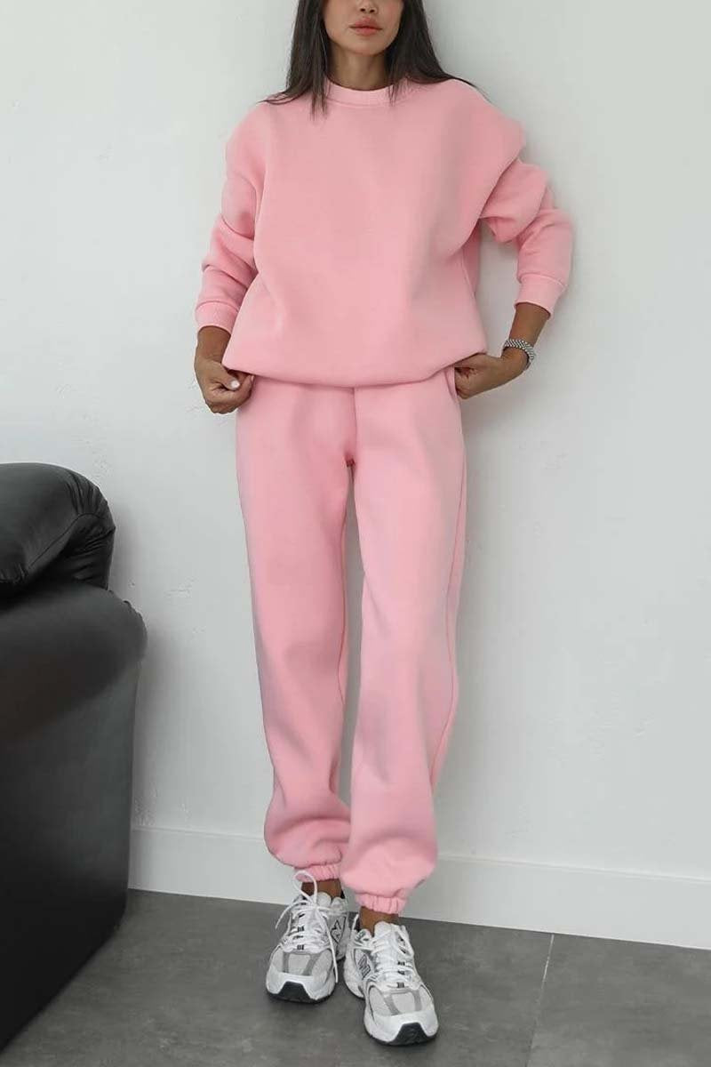 Dames Ensemble de jogging en polaire sportif Chic und Stil